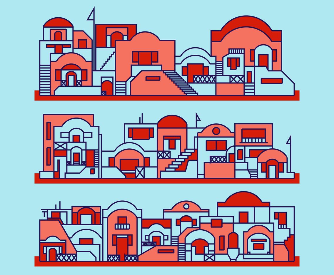 Santorini Vector