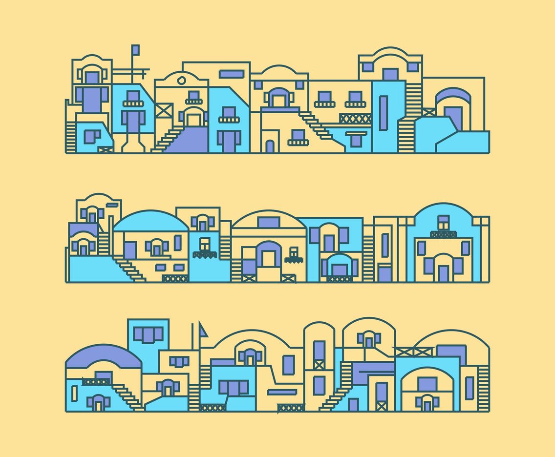 Santorini Vector