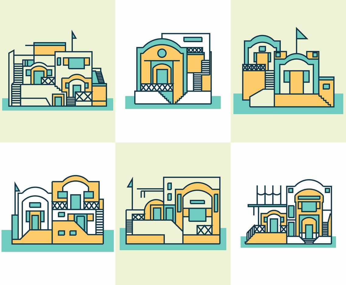 Santorini Vector