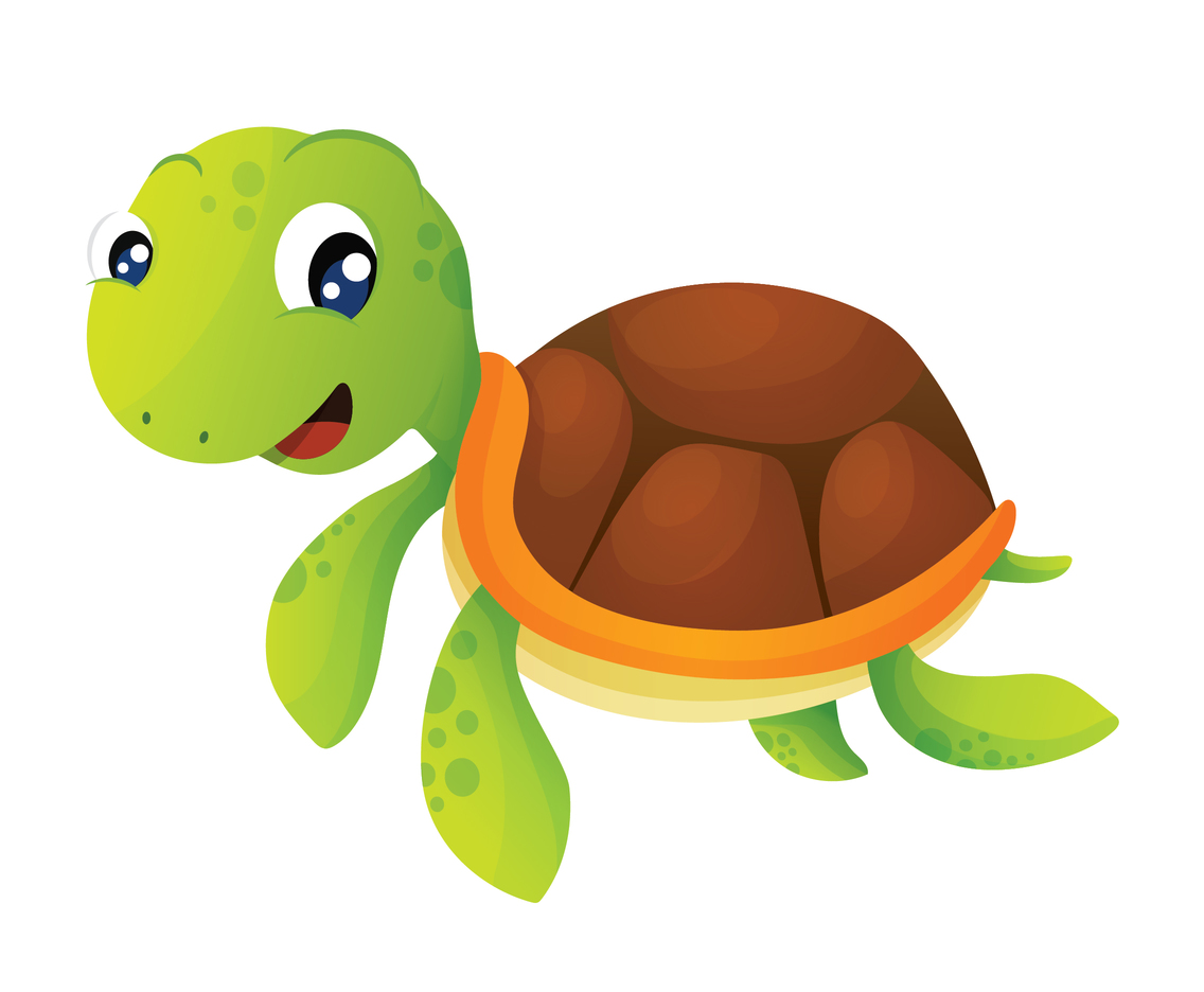 Cartoon Turtle Vector Vector Art & Graphics