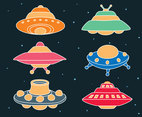 Ufo Collection vector Set