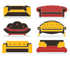 Collection Couch Vector