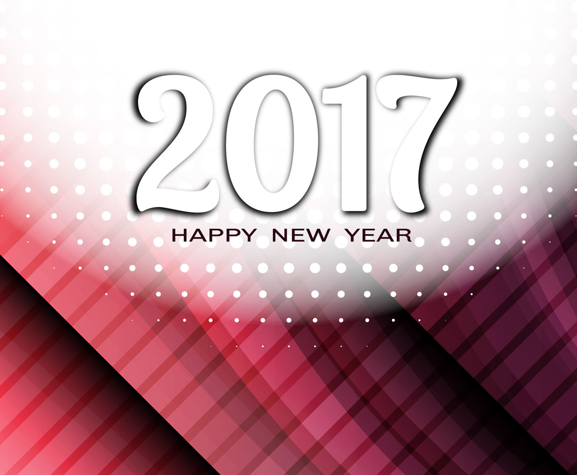 Free Vector New Year 2017 Background