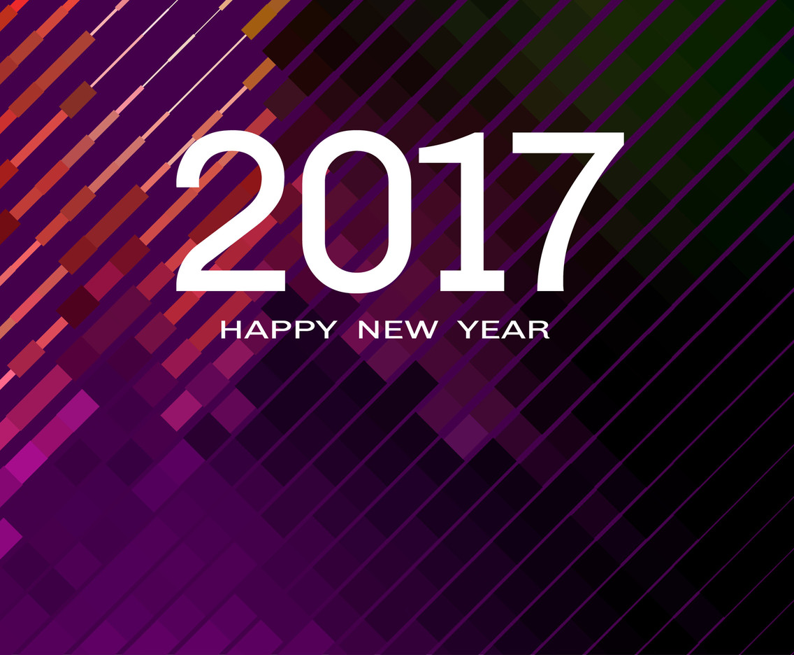 Free Vector Happy New Year 2017 Background