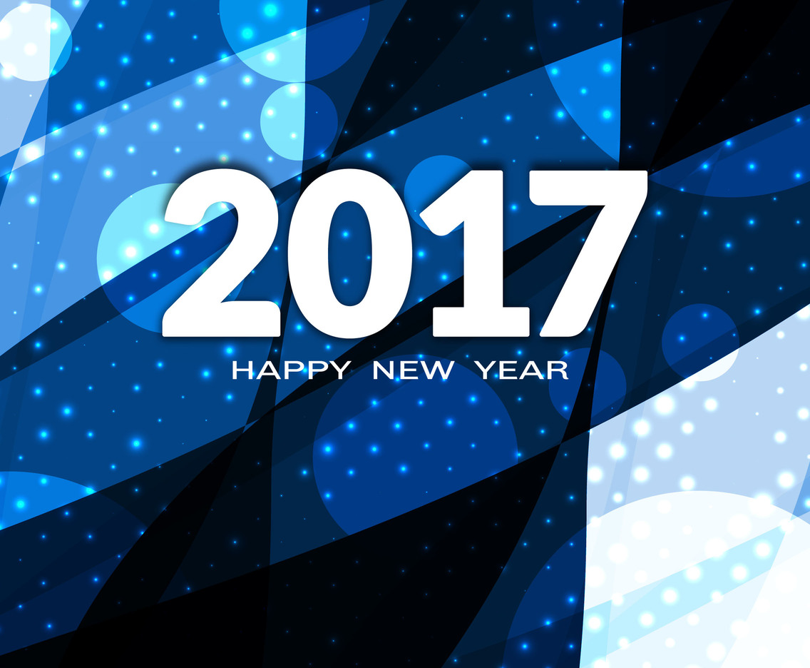 Free Vector New Year 2017 Background