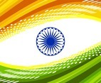 Free Vector Indian Flag Style Background