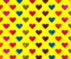 Free Vector Colorful Hearts Background