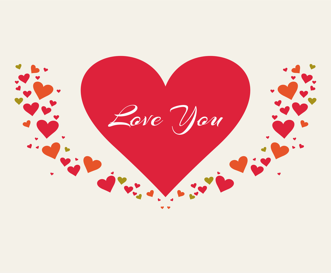 Free Vector Colorful Hearts Background