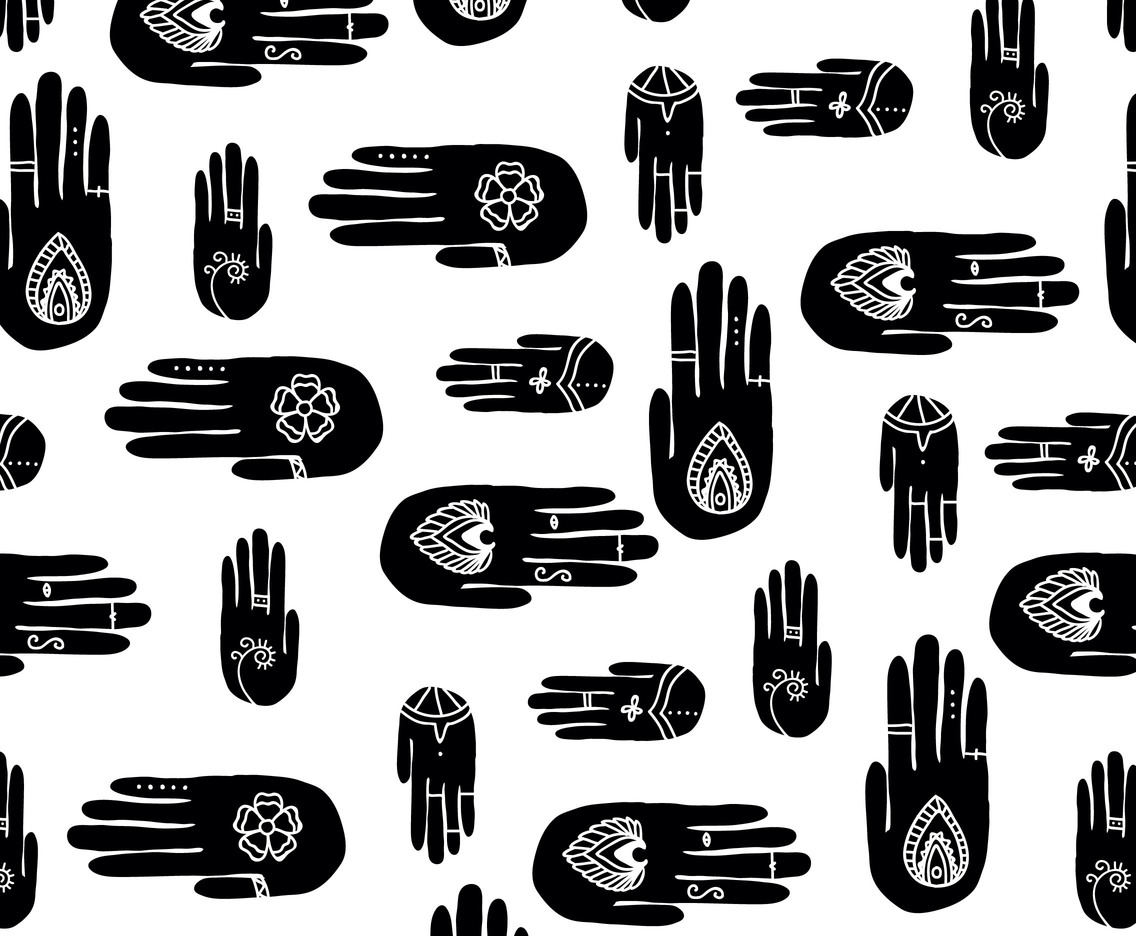 Boho Hands Pattern