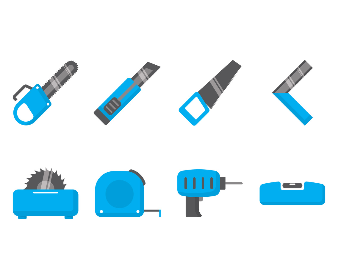 Chainsaw Icon Set