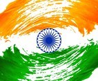 Free Vector Modern Indian Flag Background