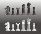 Chess Pieces Vector Set