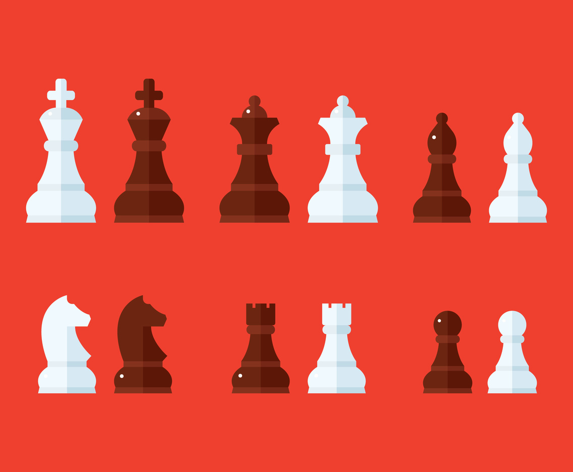 Chess game open tournament Royalty Free Vector Image