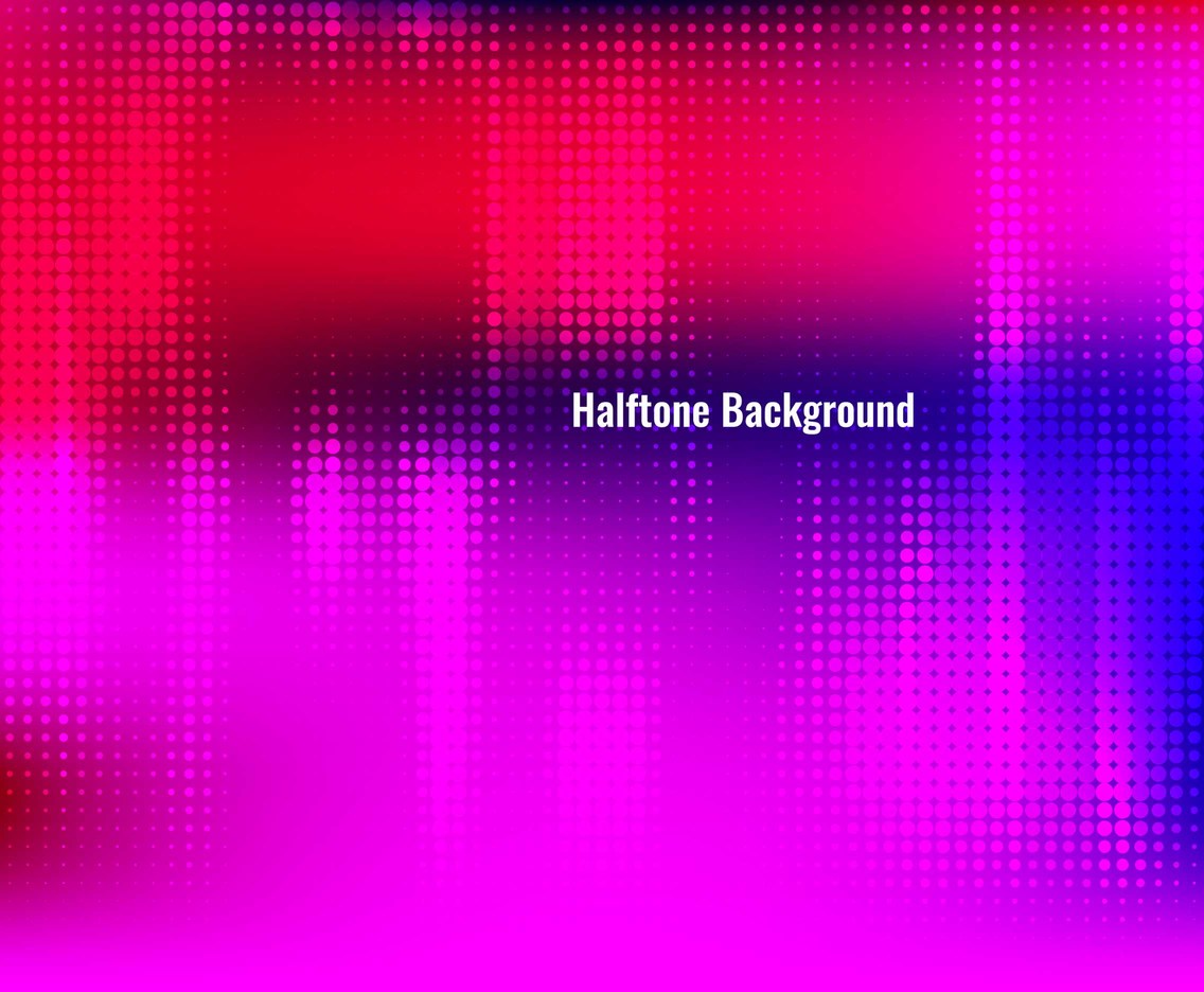 Free Vector Colorful Halftone Background