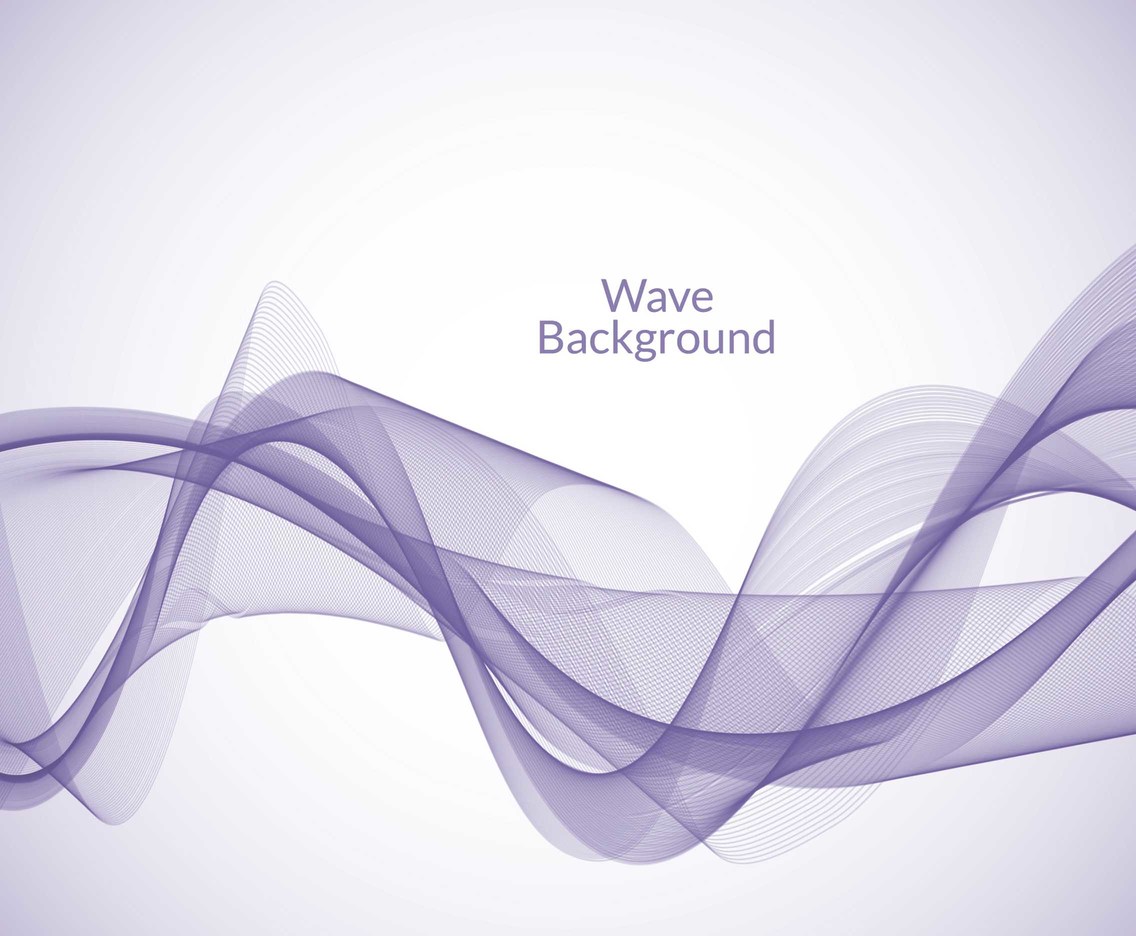 Free Vector Modern wave Background