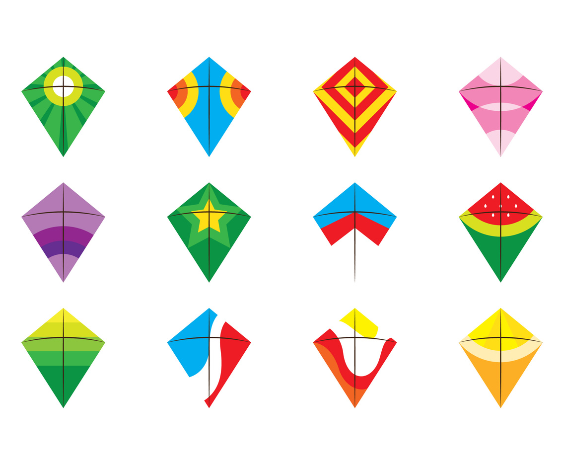 Colorful Kite Vector
