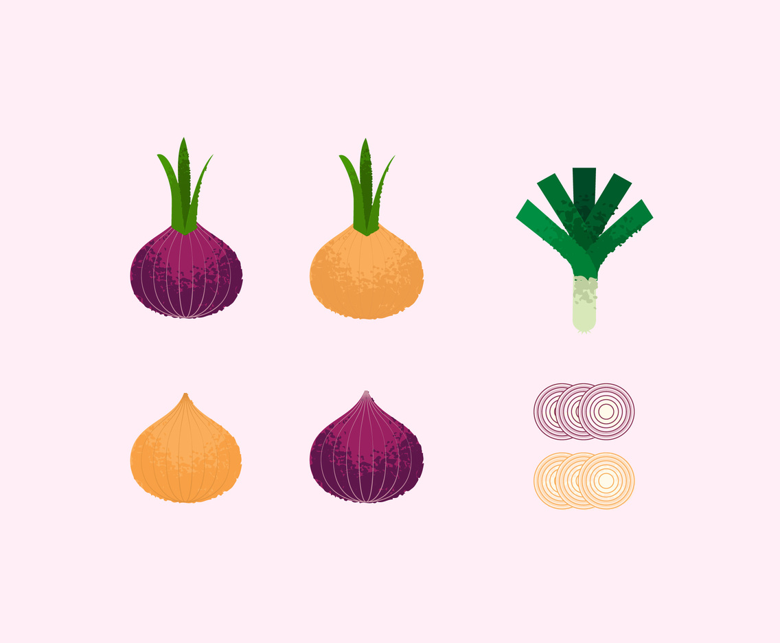 Onion, Garlic and Scallion
