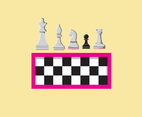 Playing Chess Vector
