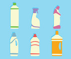 Detergent Bottle Vector Set