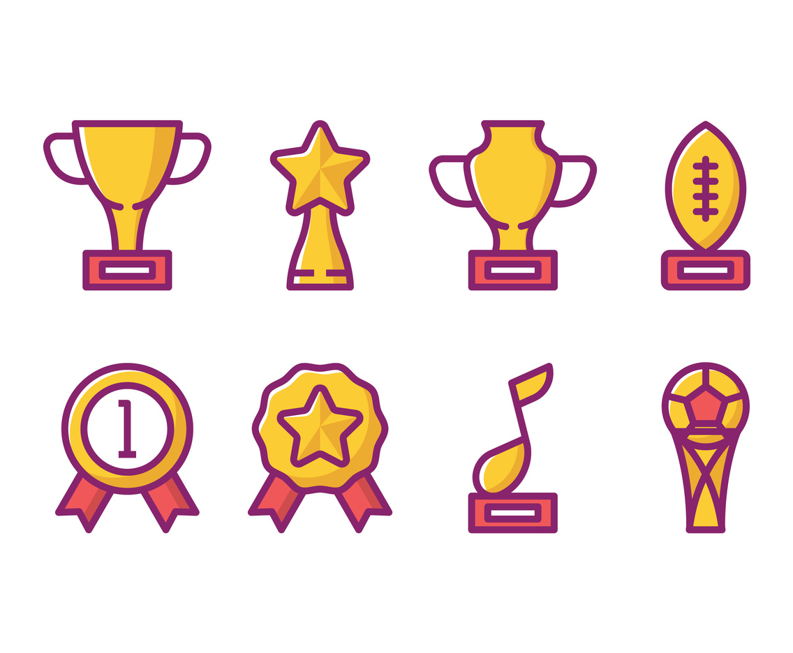 Award Linear Icons