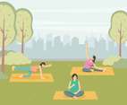 Free Yoga class for pregnant Illustration