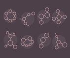 Simple Molecules Vectors