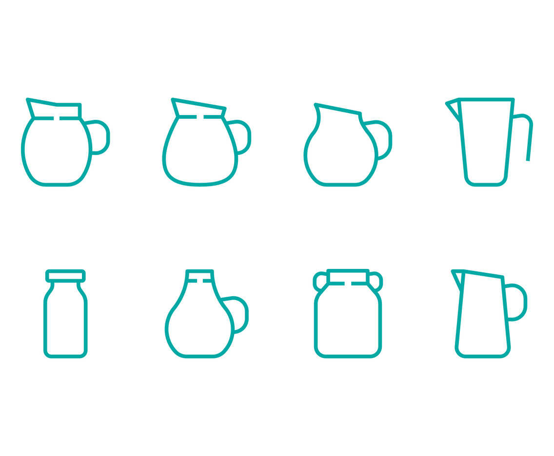 Jug Line Icon