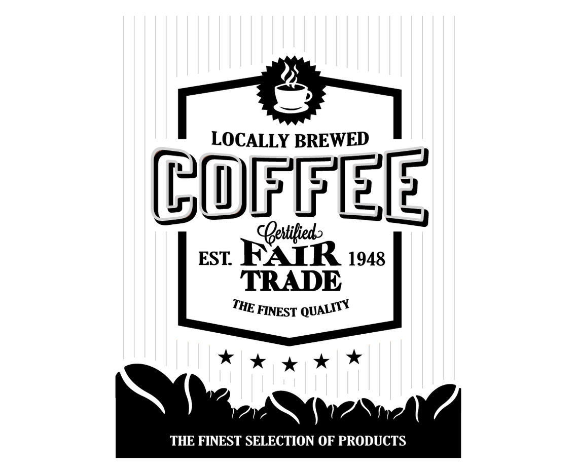 Coffee Bean Logo Vector