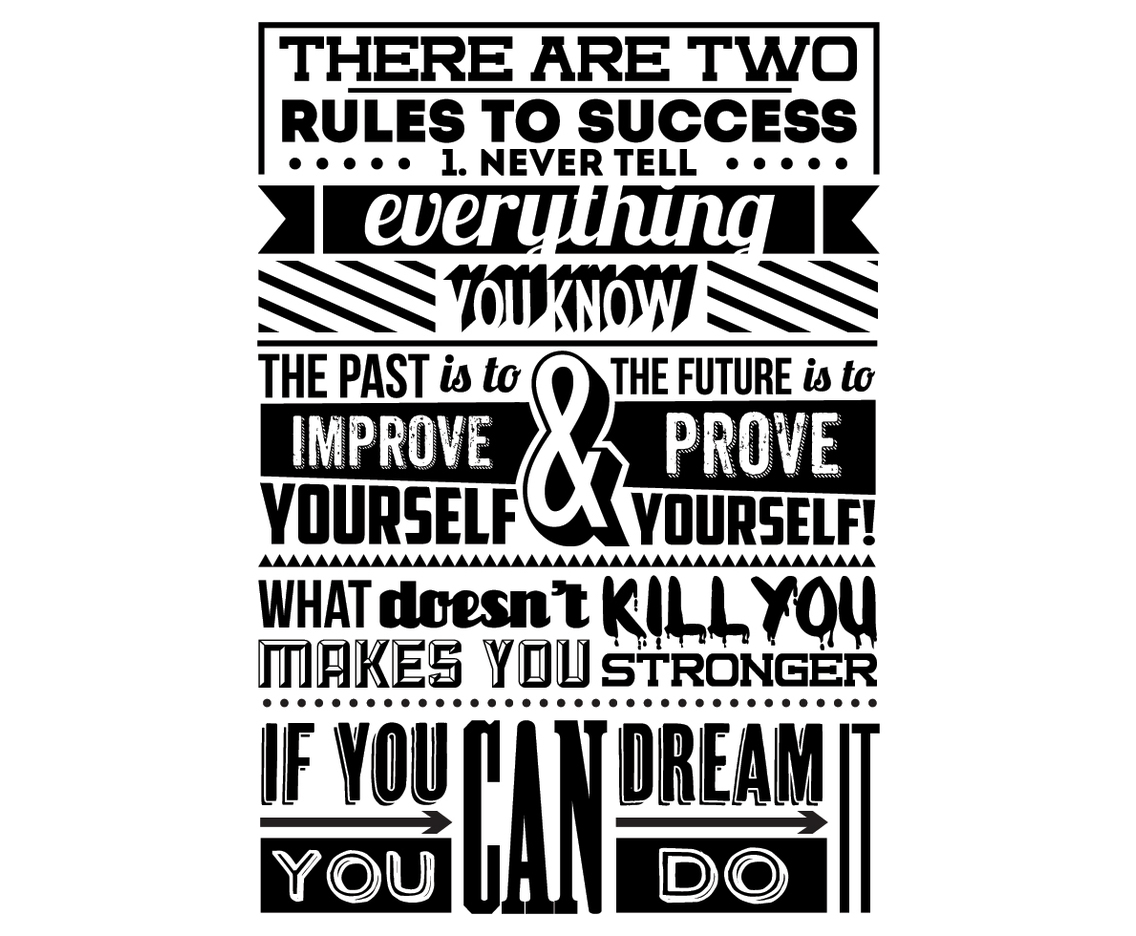 Rules For Success Vector