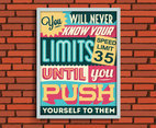 Push Your Limits Vector