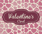 Valentine's Card Vector