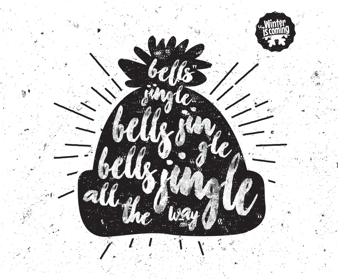 Jingle Bells Hat Vector