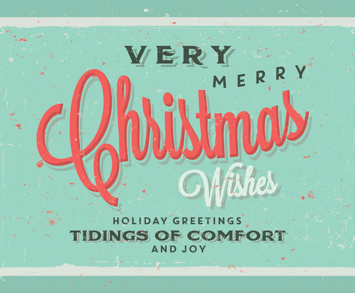 Tidings of Comfort and Joy Vector