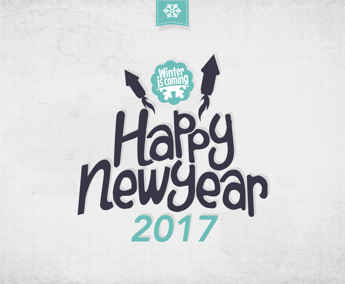 Frosty New Year Vector