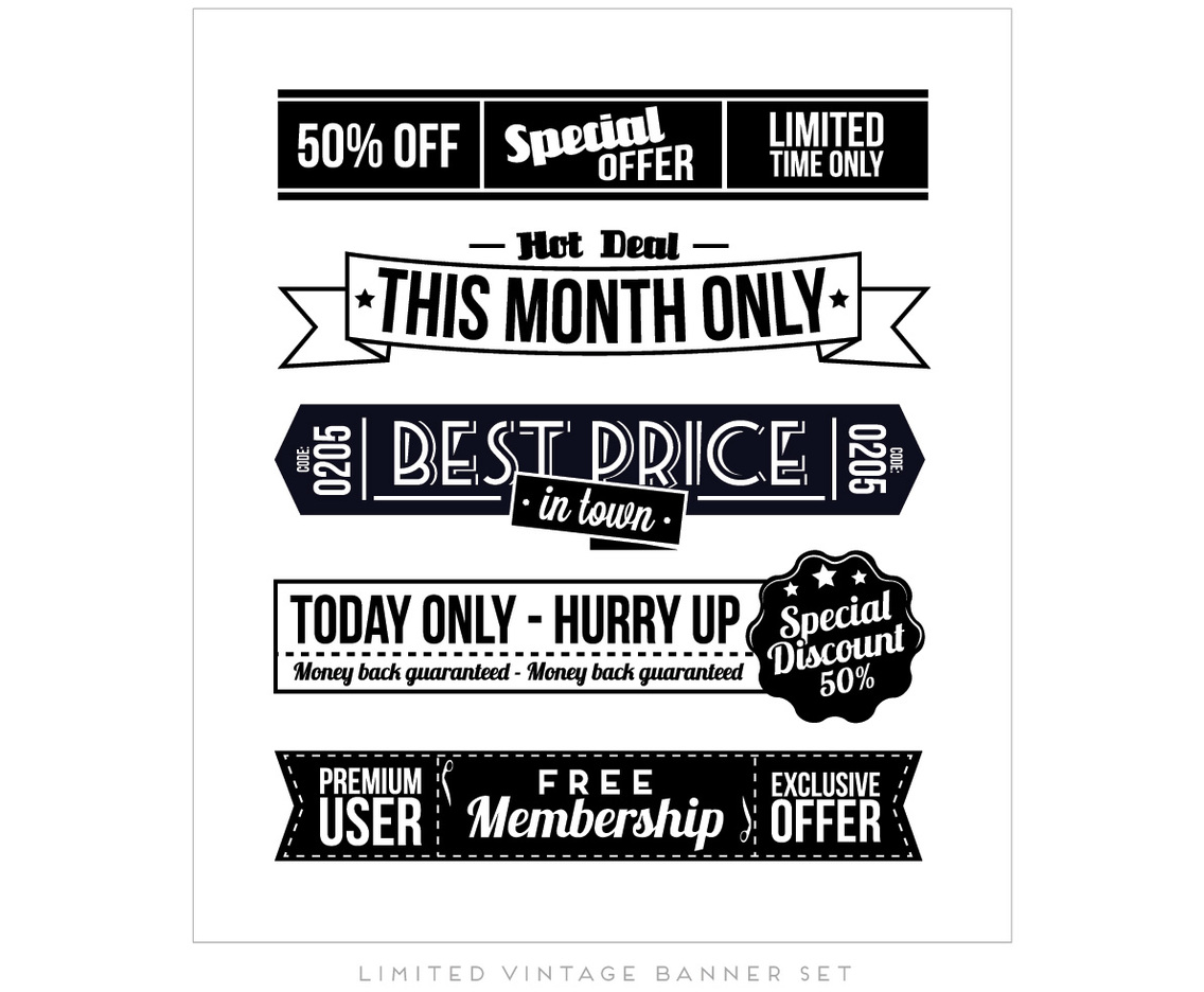 Ad Collection Vector