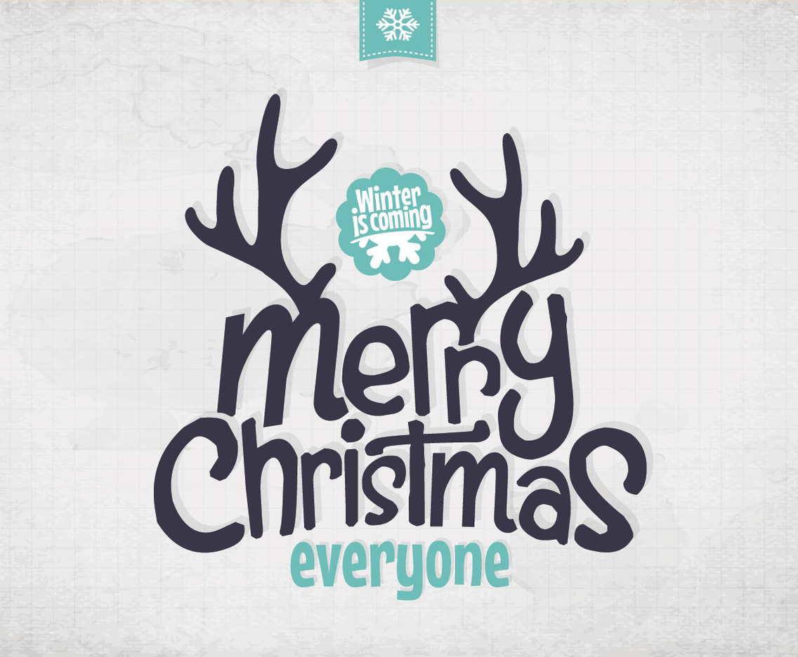 Frosty Winter Christmas Vector