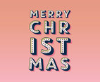 Merry Christmas Marquee Vector