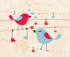 Songbirds Tweeting Vector