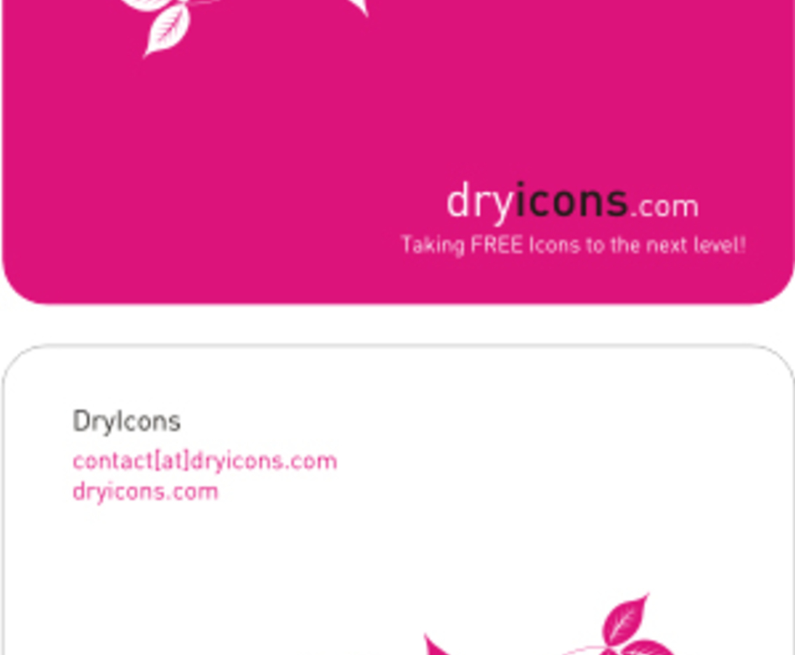 DryIcons Business Card Template