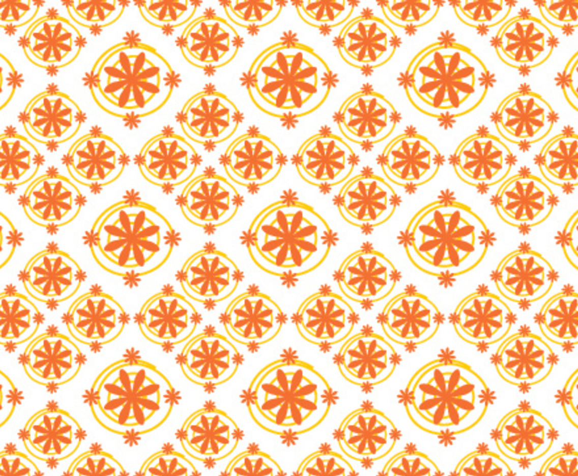 Flowers in pattern