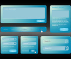 Blue Website Interface