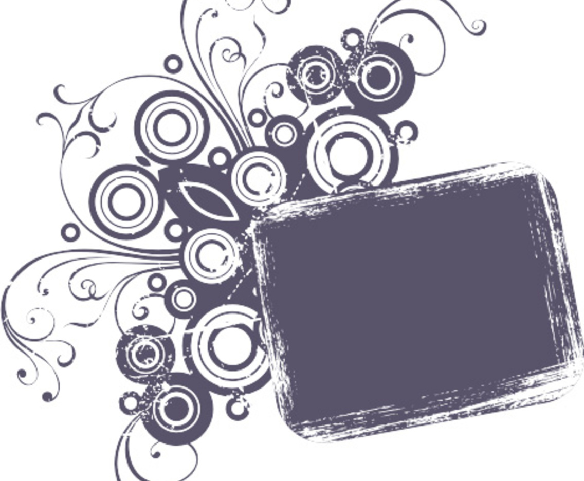 Blue suede banner