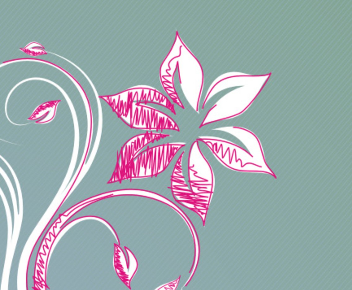 Flower drawing