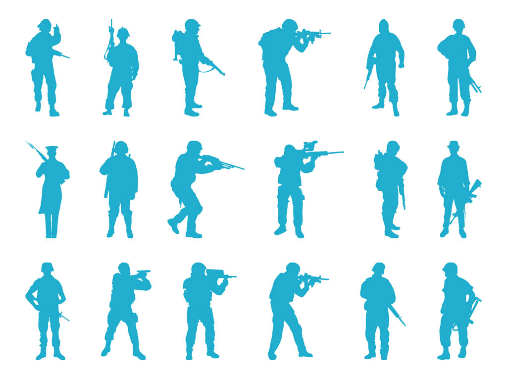 Soldiers Silhouettes
