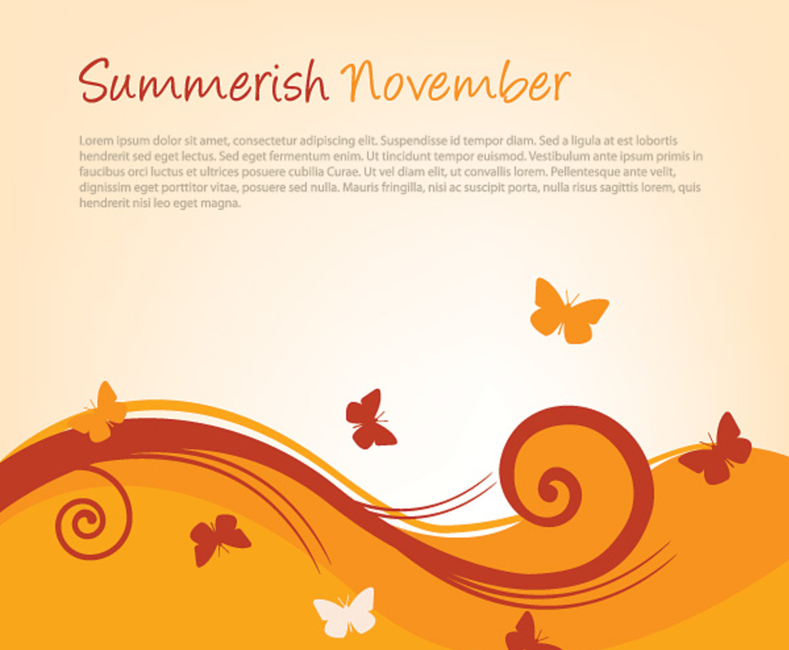 Summerish November