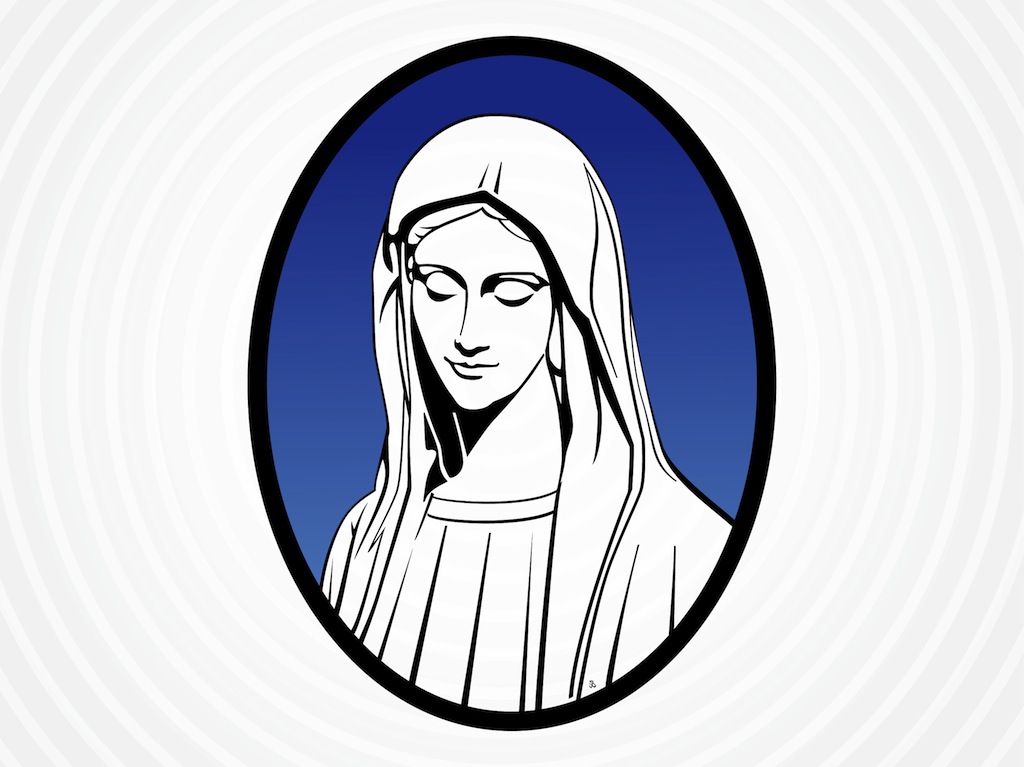Saint Mary Vector