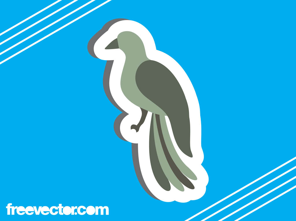 Bird Sticker Design