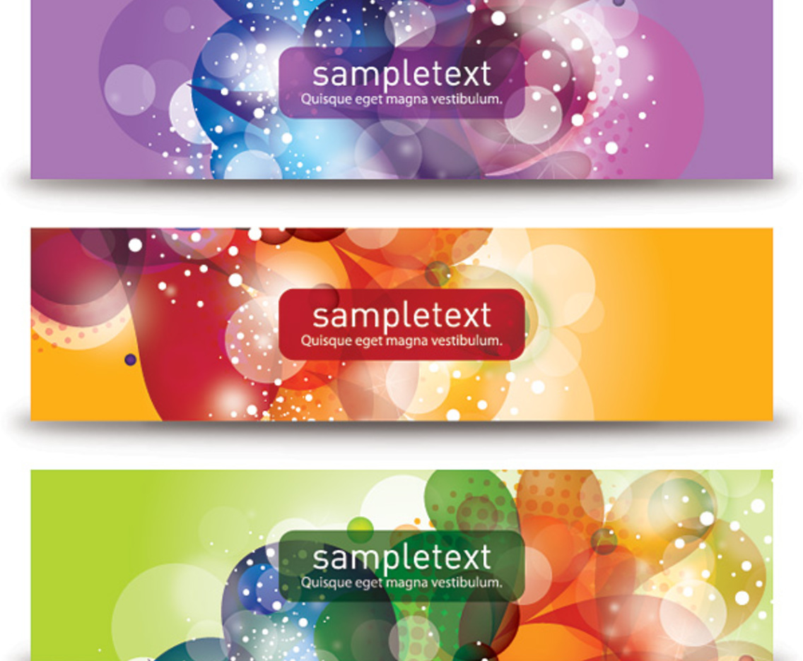 Beautiful Vector Banners