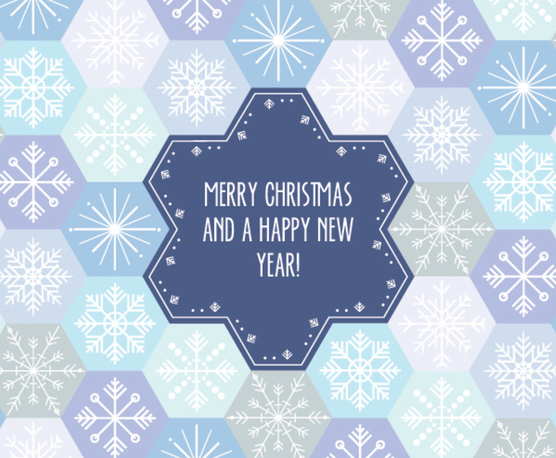 Snowflake Pattern Card