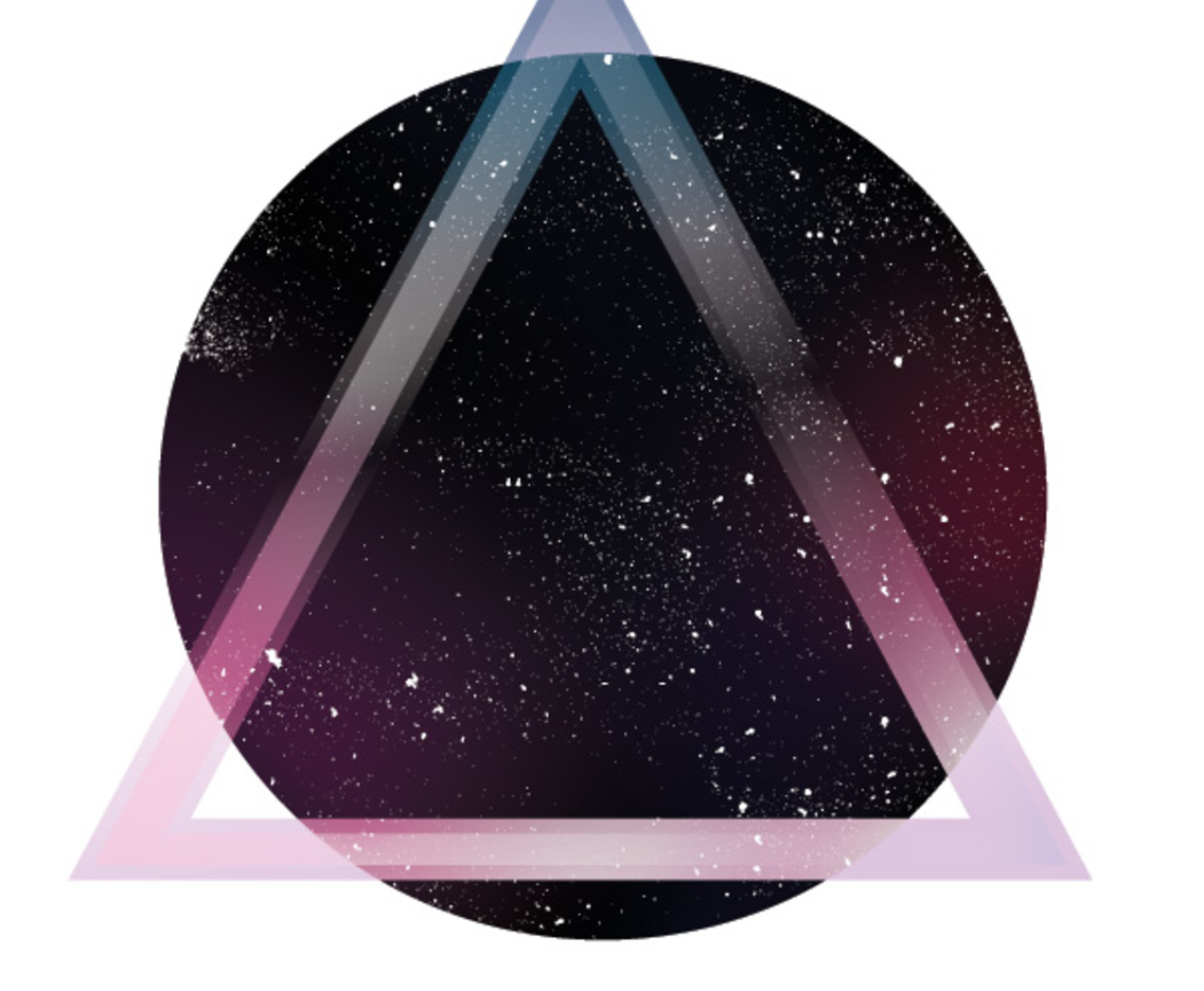 Space Triangle Vector Art & Graphics